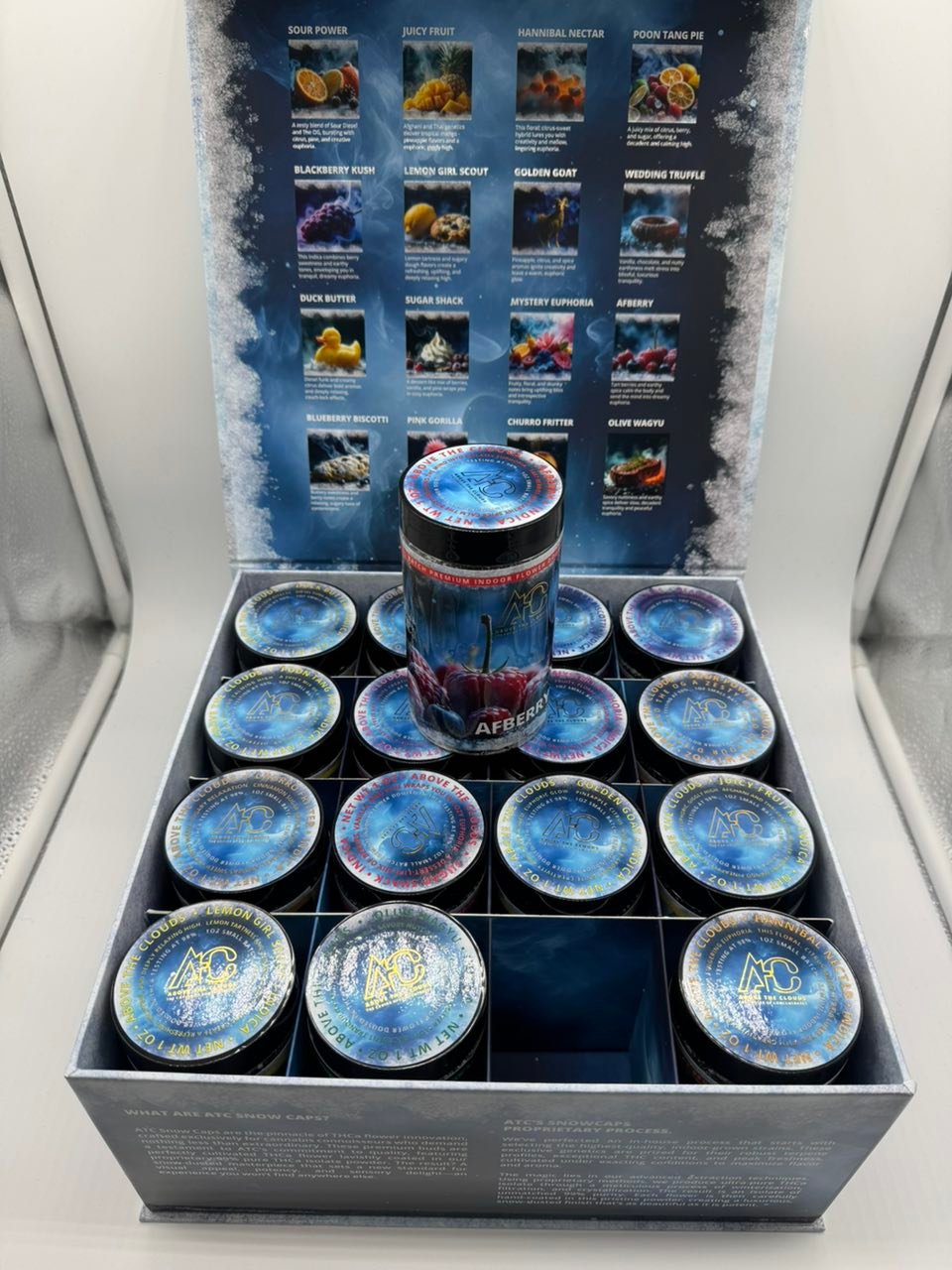 ATC Above The Clouds Snowcaps The Indica Files – Premium THCa Infused Indoor Flower ATC Above The Clouds Snowcaps The Indica Files – Premium THCa Infused Indoor Flower