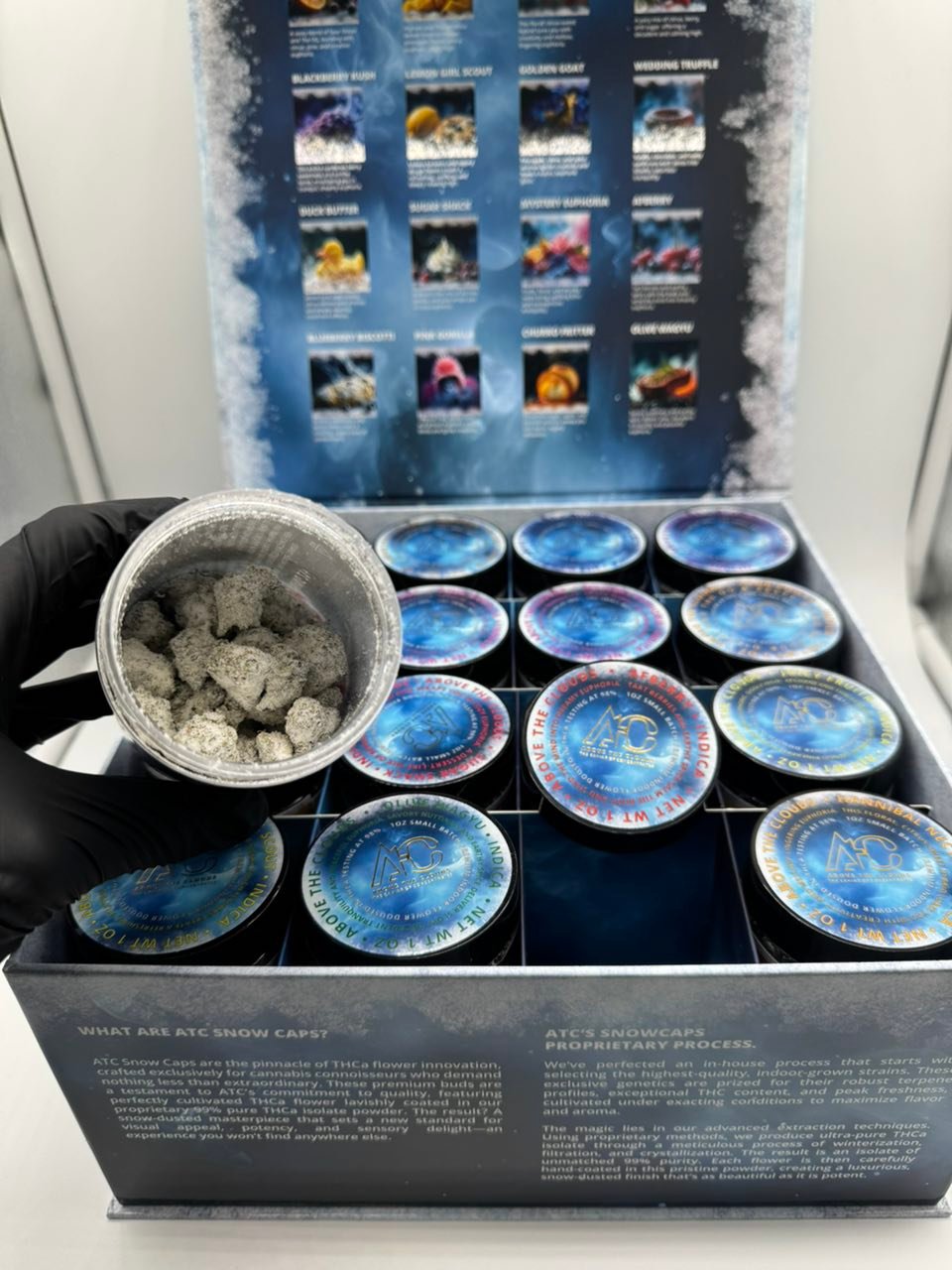 ATC Above The Clouds Snowcaps The Indica Files – Premium THCa Infused Indoor Flower ATC Above The Clouds Snowcaps The Indica Files – Premium THCa Infused Indoor Flower