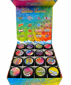 Persy Snowcaps Candy Edition – 1 Pound Display Box (16 x 1oz Jars)
